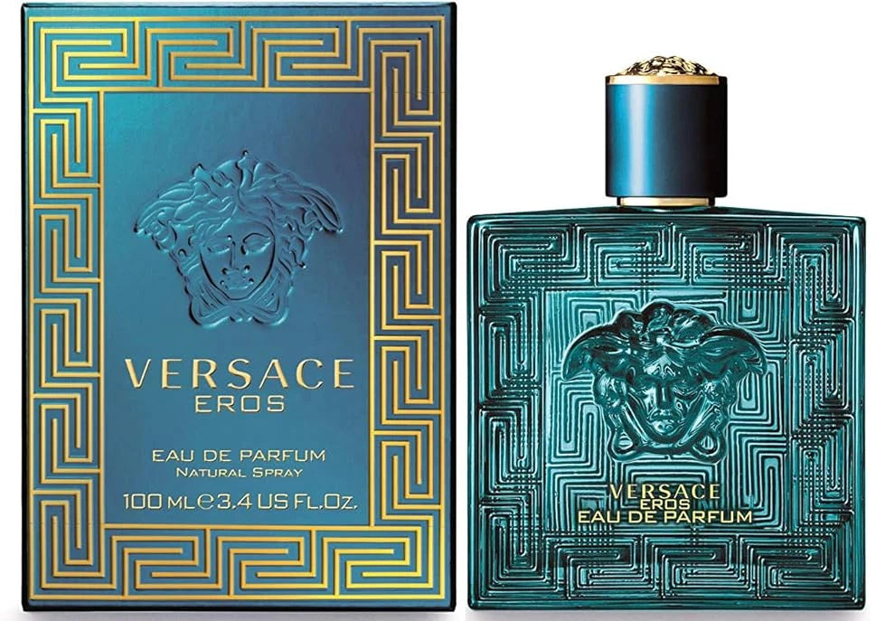 Versace Eros Eau de Toilette for Men 100ml – Mint, Green Apple & Vanilla Fragrance