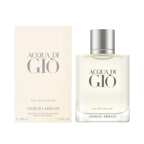 Giorgio Armani Acqua di Giò Eau de Toilette 100ml for Men – Fresh Aquatic Citrus Fragrance