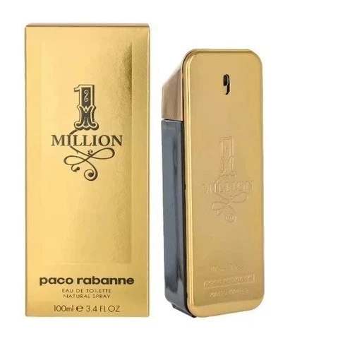 Paco Rabanne 1 Million Eau de Toilette for Men 100ml – Spicy Woody Fragrance