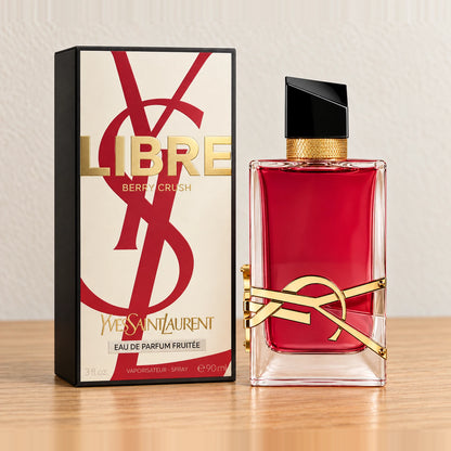 Yves Saint Laurent Libre Berry Crush Eau de Parfum 90ml – Raspberry, Coconut & Vanilla Perfume