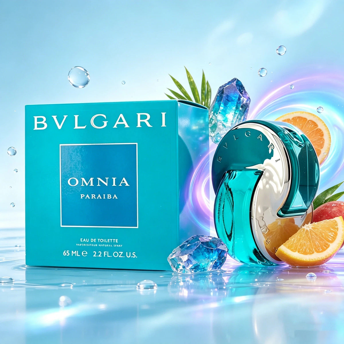 Bvlgari Omnia Paraiba Eau de Toilette for Women 65ml – Tropical Fruity Floral Fragrance