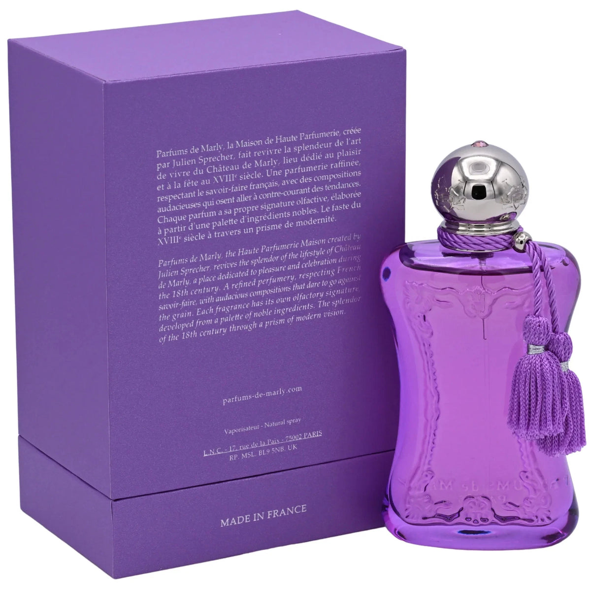 Parfums de Marly Palatine Eau de Parfum 75ml – Violet, Pear & Creamy Sandalwood Fragrance