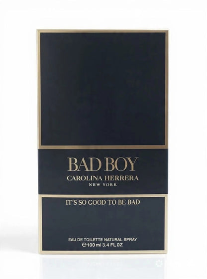 Carolina Herrera Bad Boy Eau De Toilette EDT 100ml / 3.4 oz Brand New Sealed Box