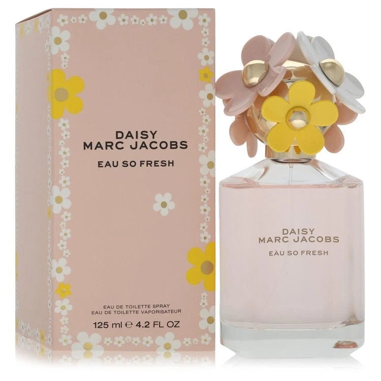 Marc Jacobs Daisy Eau So Fresh Eau de Toilette 125ml for Women – Raspberry, Wild Rose & Plum Floral Fruity Fragrance